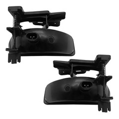 Fog Lights Compatible with 1999-2002 Chevy 1999-2006 Silverado-Smoked Lens