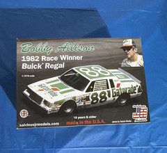 Salvino’s JR Models Bobby Allison 1982 Buick Regal NASCAR Model Kit 1:24