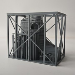 LYCG200335 1/200 Model Upgrade Parts Bismarck Battleship Chimney And Hangar
