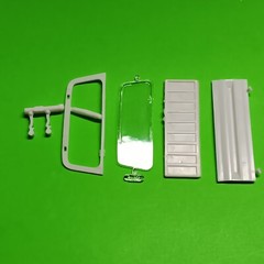 1972 GMC Jimmy Blazer 4×4 1/25 AMT Hatch Glass Tail Gate Hinges Model Truck Part