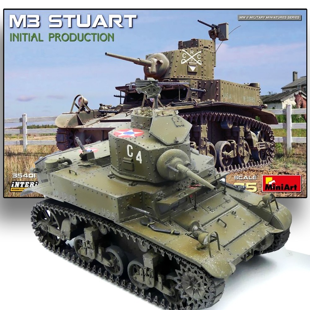 MINI ART 35401 1/35 M3 STUART LIGHT TANK (INITIAL PRODUCTION) INTERIOR KIT