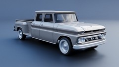 3d Printed 1/25 1965 Gmc Crew Cab Pickup Model Kit