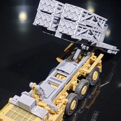 1/35 M142 High Mobility Artillery Rocket System with MKR18 Model Kit 3D Printed