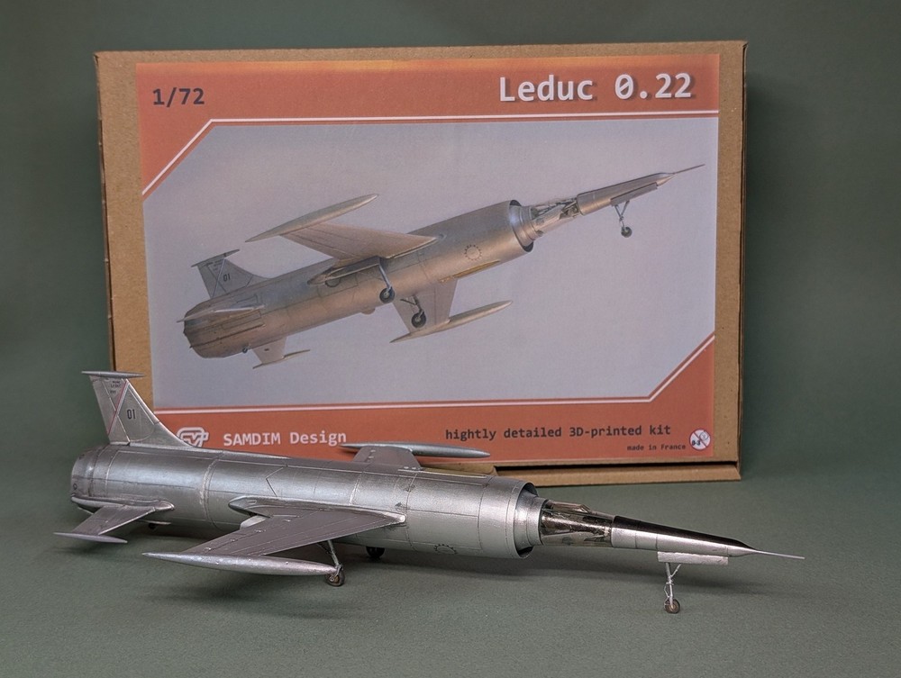 Leduc 0.22 model kit 1/72 scale 3D printed Complete kit