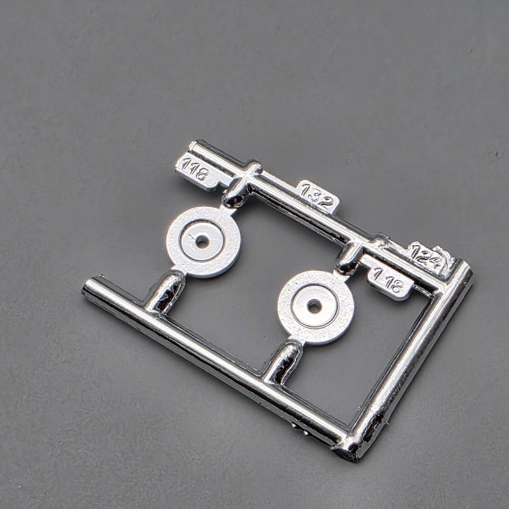 MPC 1/25 Ford Mustang Funny Car Parts Kitbash Chrome Rear Disc Brakes