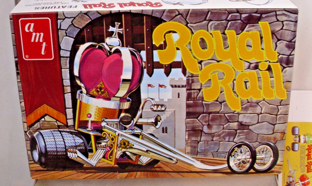 AMT ROYAL RAIL CUSTOM SHOW ROD CAR MODEL KIT 1:25 630