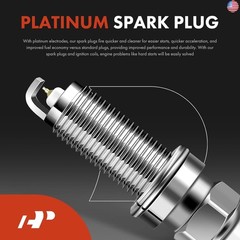 A-Premium Ignition Coil Pack and Iridium Spark Plugs Compatible with Nissan