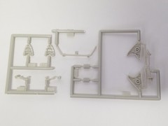 1958 Edsel Pacer FRONT SUSPENSION / STEERING from AMT 1:25 Model Kit 58