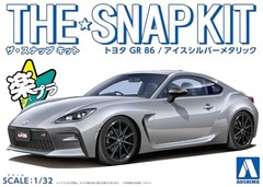 Aoshima Bunka Kyozai The Snap Kit Series Toyota GR86 Ice Silver Metallic 21-D
