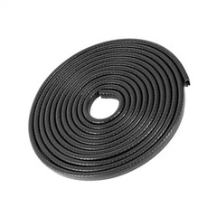 393.7L X 1.14H X 0.04In. Ft. Flexible Durable Waterproof Noise Isolator Black Ru