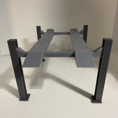 4 post model car lift 1:24 1:25 scale KIT Diorama Assembly required. Paintable!