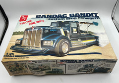 Vintage 1979 AMT Tyrone Malone’s Bandag Bandit Drag Kenworth 1/25 Model Kit 5007