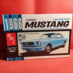 Custom Rear Bumper 1966 Ford Mustang 1:25 scale model car part AMT