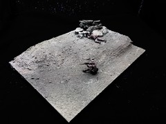 1/35 Scale Military Diorama Base Terrain Display Model Soldiers Figures Diecast