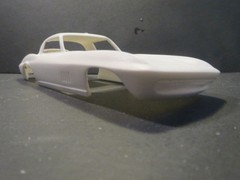 67′ Corvette AWB Resin Body & ‘The Shark” Decal from Fremont Racing