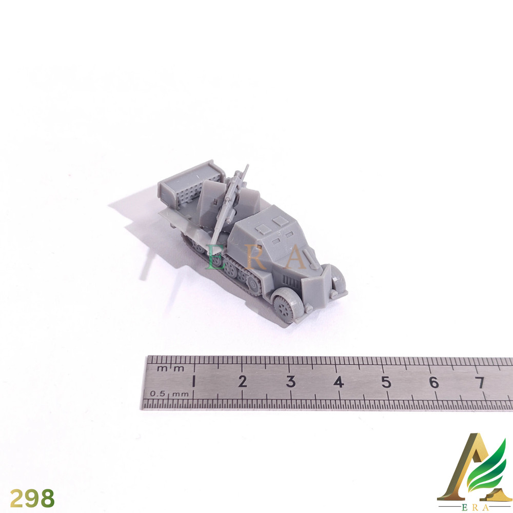 1/144 German Sd.Kfz. 7/1 Flak 38 Half-Track Unpainted Resin Model Kit WWII