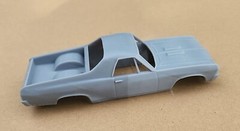 ABS-LIKE RESIN 3D PRINTED 1/24 1968-72 CHEVY NOVA CUSTOM UTE PRO STREET BODY