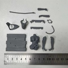 1/24 Scale Resin Figure Model Kit Female Devil Unassembled, Unpainted Model Kit.
