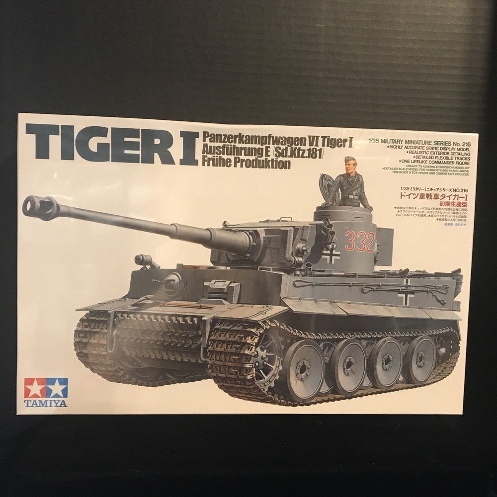 TAMIYA 35216 TIGER I PANZERKAMPWAGEN MODEL KIT-NIB-1/35 SCALE