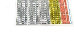 1:43 Decal Set License Plates for Cars