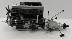 Pocher 1/8 Mercedes-Benz 500K 540K Inline-8 Engine Assembly Gearbox Transmission