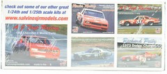 Salvino JR Models “Valvoline” AJ Foyt Racing 1983 Monte Carlo 1/24 Model Car Kit