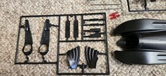 1989 AMT Ertl Batman Batmobile Black 1:25 Scale Model #6877 Kit TM & DC Comics