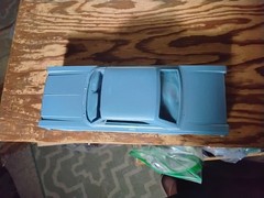 1965 Ford Galaxie 500 XL METALLIC BLUE PROMO Model Car