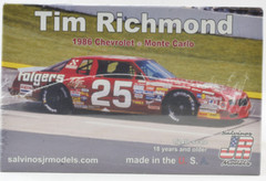 Salvinos JR Models “Folgers” Tim Richmond 1986 Chevy Monte Carlo 1/24 Model Kit