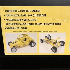 ATLANTIS 13101 YELLOW FEVER COMPETITION COUPE MODEL KIT-NIB-1/25 SCALE