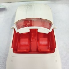 1992 C4 Corvette Convertible Artic White/Red Interior Dealer Promo Amt Ertl 8923