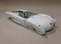 Vintage Revell 1960 Corvette – Complete