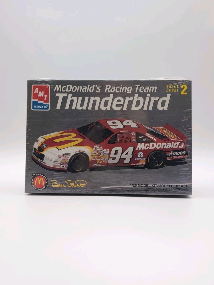 AMT #8402 McDonald’s Racing Team Thunderbird #94 Elliot 1/25 Plastic Model Kit