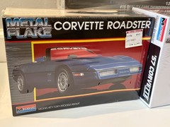 🏁 Lot 3 Monogram Corvette Model Kits 57 Convertible Thunderbird 1:24