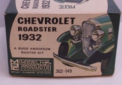 MPC 1932 CHEVROLET ROADSTER CAR BUD ANDERSON MODEL KIT 1:25 302-200