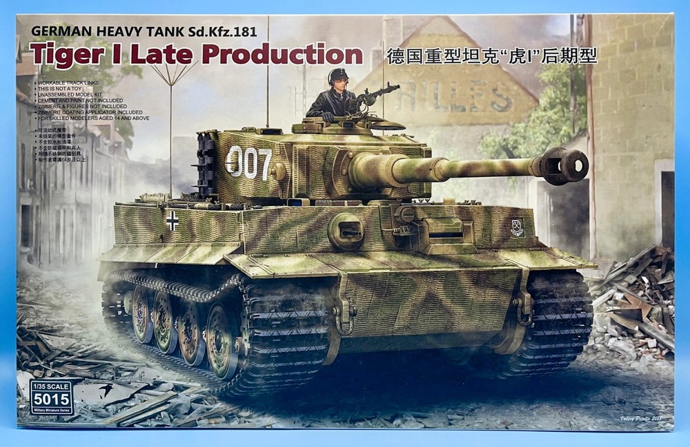 RyeField Model RM 5015 RFM 1/35 Pz.Kpfw.VI Ausf.E Sd.Kfz.181 Tiger I Late Prod.