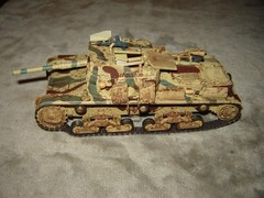 Built Tank 6 inches long Well Built & Painted Excellent Cond Nice Paint