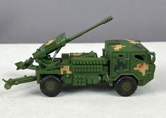 1/72 China PLA PCL-161 122mm Vehicle Mounted Howitzer Jungle Digital Resin Model