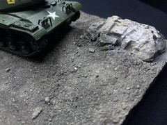 1/35 Scale Military Diorama Base Terrain Display Model Soldiers Figures Diecast