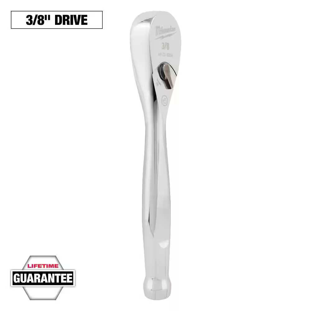 3/8 In. Drive 90-Tooth 5 In. Stubby Ratchet