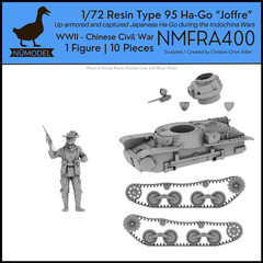NUMODEL NMFRA400 | 1/72 Resin WWII French Type 95 Ha-Go Tank “Joffre” Model Kit