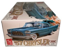 AMT ’57 Chrysler 300C Unassembled Plastic 1:25 Model Kit Chrome, Sealed (B268)
