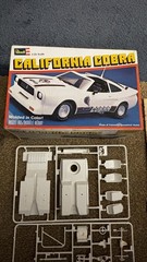 REVELL 1/25 CALIFORNIA COBRA FORD MUSTANG MODEL KIT UNBUILT #7204 COPYRIGHT 1979