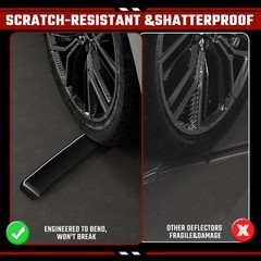 in-Channel Rain Guards Fit for Toyota RAV4 2019-2025 Black Extra Durable Shatter