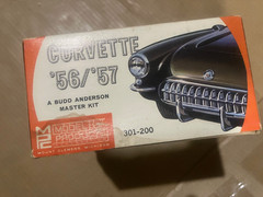 vintage 1966 issue MPC 301 1956 1957 Chevrolet Corvette 56 57 Corvette
