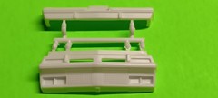 Body Hood Olds Cutlass Oldsmobile 442 FE3-X 1/25 Revell Header Panel Rear Bumper