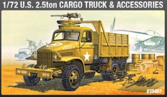 Academy 1/72 WWII US 2.5T 6×6 Cargo Truck & Accessories (Ground Vehicle Set-2)