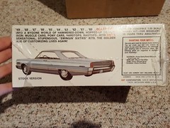 NEW FACTORY SEALED 1966 Mercury Hardtop Custom or Stock AMT Kit 1:25 # 2206