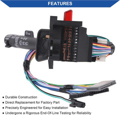 Multi-Function Combination Switch with Turn Signal, Wiper, Hazard, Cruise Contro