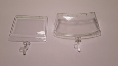 Glass Windshield 67 1967 Impala SS 1/25 AMT Rear Back Clear Parts